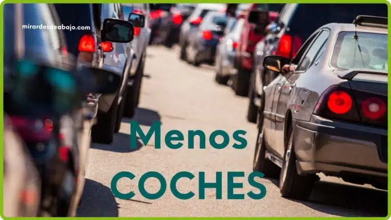 Imagen de atasco, mejor menos coches o sin coches