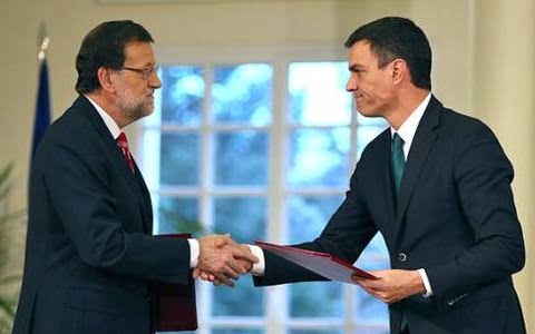 Rajoy y Zapatero
