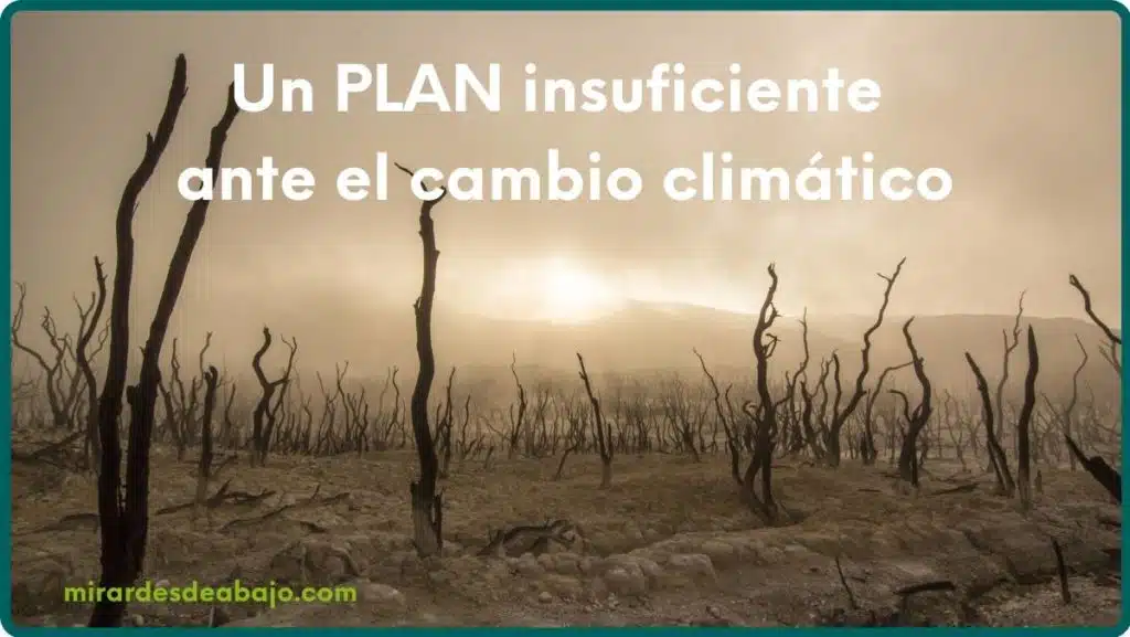 Imagen plan 2050 insuficiente ante el cambio climático