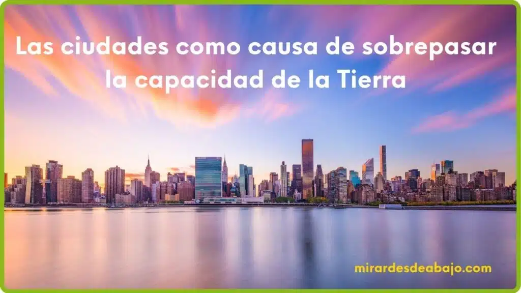 Día Sobrecapacidad de la Tierra: Comprendiendo nuestro impacto y la necesidad de un cambio ¿Qué es el Día de la Sobrecapacidad de la Tierra? La base de este concepto es que el sistema productivo actual ignora que el planeta que habitamos es finito. Y estamos abusando de los recursos como si tuviéramos una Tierra ente 3 y 5 veces mayor. ¡Te lo cuento! Imagen Las ciudades como causa de sobrepasar la capacidad de la Tierra